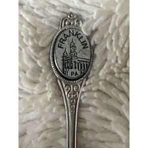 Franklin‎ PA Pennsylvania Engraved Vintage Souvenir Spoon Collectible